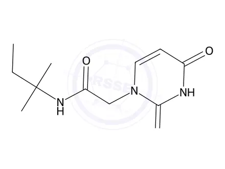 Chemical structure of 2-(2,4-Dioxo-3,4-dihydropyrimidin-1(2h)-yl)-N-(tert-pentyl)acetamide