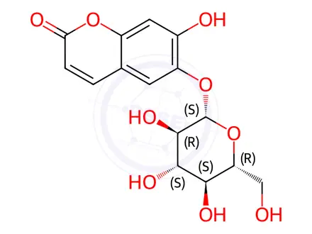 Chemical structure of Esculin