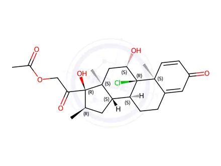 Chemical structure of Icomethasone 21-Acetate