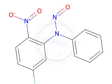 Chemical structure of N-(5-chloro-2-nitrophenyl)-N-phenylnitrous amide
