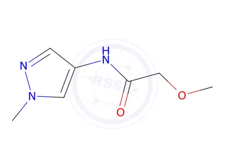 Chemical structure of 2-Methoxy-N-(1-methyl-1H-pyrazol-4-yl)acetamide
