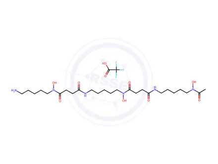 Chemical structure of Deferoxamine 2,2,2-trifluoroacetate