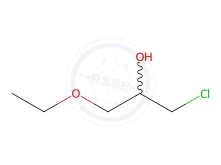 Chemical structure of 3-Ethoxy-1-Chloro-2-Propanol