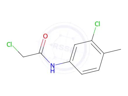 Chemical structure of 2-Chloro-N-(3-chloro-4-methylphenyl)acetamide