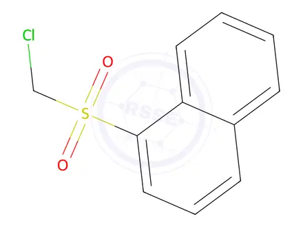 Chemical structure of 1-[(Chloromethyl)sulfonyl]-naphthalene