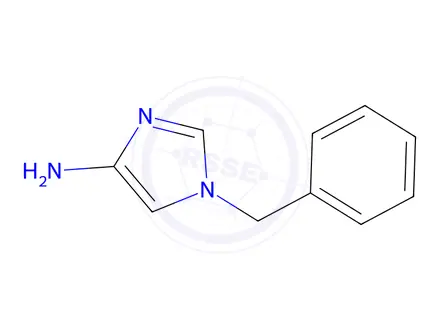 Chemical structure of 1-Benzyl-1H-imidazol-4-amine