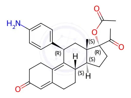 Chemical structure of Ulipristal Impurity 22
