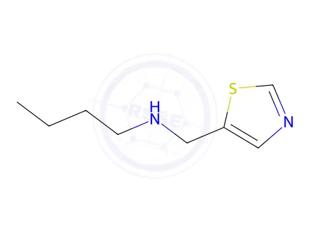 Chemical structure of n-(Thiazol-5-ylmethyl)butan-1-amine