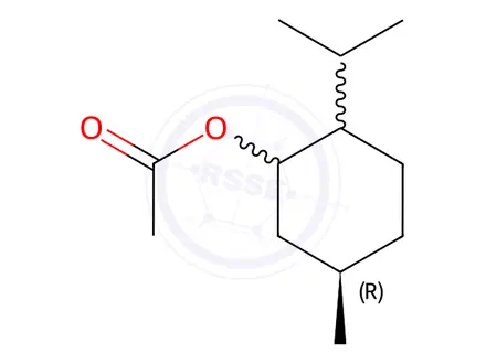 Chemical structure of L-Menthyl Acetate