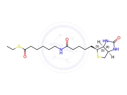 Chemical structure of Biotin Impurity 76
