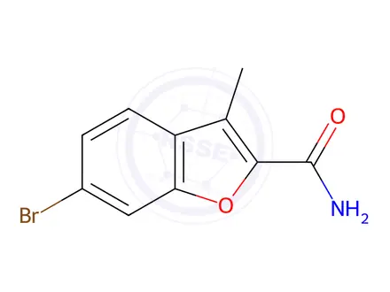 Chemical structure of 6-BroMo-3-Methylbenzofuran-2-carboxaMide