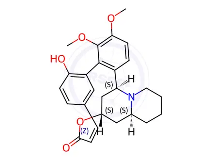 Chemical structure of nesodine
