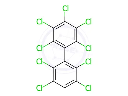 Chemical structure of 2,2',3,3',4,5,5',6,6'-Nonachlorobiphenyl