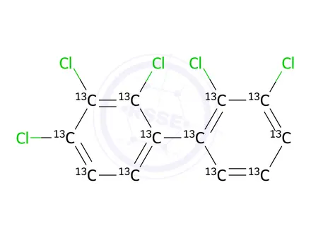 Chemical structure of PCB 208-13C12