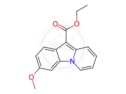 Chemical structure of ethyl 3-methoxypyrido[1,2-a]indole-10-carboxylate