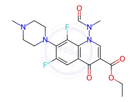 Chemical structure of Marbofloxacin Impurity 10