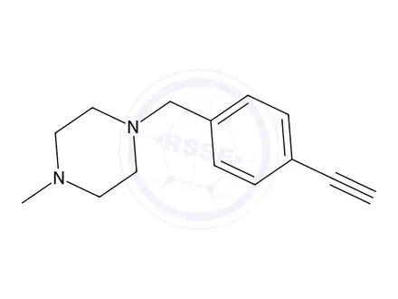 Chemical structure of 1-(4-Ethynylbenzyl)-4-methylpiperazine