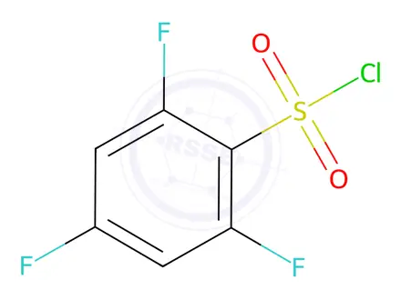 Chemical structure of 2,4,6-Trifluorobenzene-1-sulfonyl Chloride