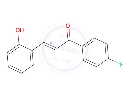 Chemical structure of 3-(4-FLUOROPHENYL)-1-(2-HYDROXYPHENYL)PROP-2-EN-1-ONE