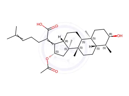 Chemical structure of Fusidic acid EP Impurity M