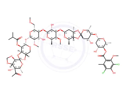 Chemical structure of Avilamycin A