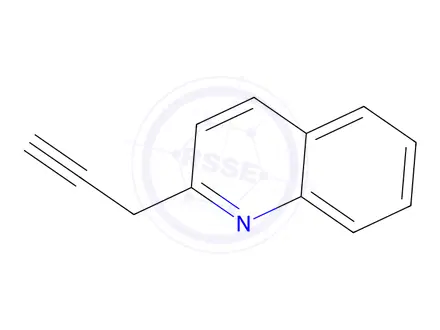 Chemical structure of 2-(Prop-2-yn-1-yl)quinoline
