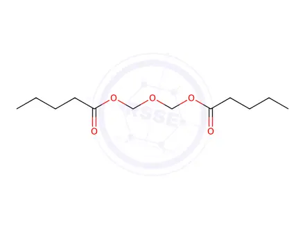 Chemical structure of Pentanoic Acid Oxybis(methylene) Ester