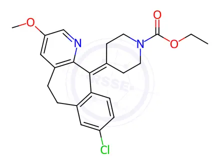 Chemical structure of 3-Methoxy Loratadine