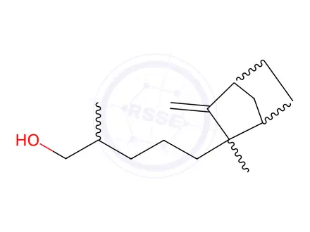 Chemical structure of β,2-Dimethyl-3-methylenebicyclo[2.2.1]heptane-2-(1-pentanol)