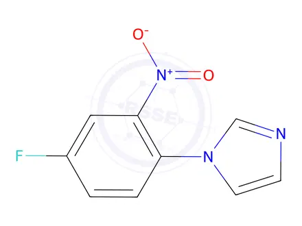Chemical structure of 1-(4-Fluoro-2-nitrophenyl)-1H-imidazole