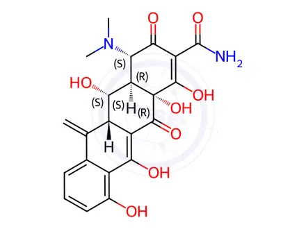 Chemical structure of Methacycline Hydrochloride Impurity 4