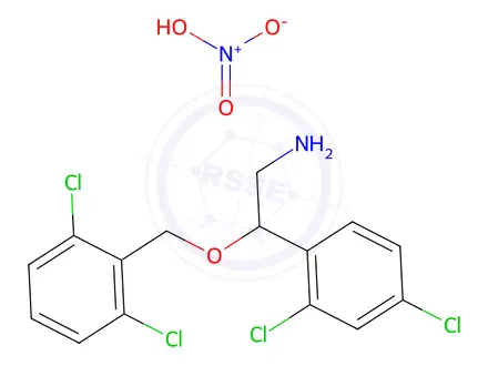 Chemical structure of Isoconazole Nitrate-Impurity B (Nitrate Salt)