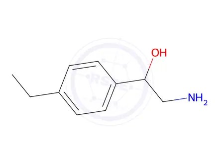 Chemical structure of 2-amino-1-(4-ethylphenyl)ethan-1-ol