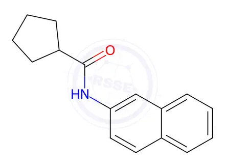 Chemical structure of n-(Naphthalen-2-yl)cyclopentanecarboxamide