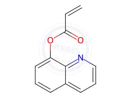 Chemical structure of 8-quinolyl acrylate