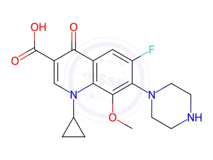 Chemical structure of Gatifloxacin USP Related Compound D