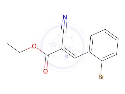 Chemical structure of Ethyl 3-(2-Bromophenyl)-2-Cyanoacrylate