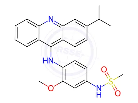 Chemical structure of Amsacrine Hydrochloride Impurity 28