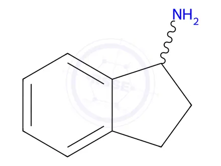 Chemical structure of 1-Aminoindane Hydrochloride
