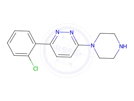 Chemical structure of 3-(2-Chlorophenyl)-6-(piperazin-1-yl)pyridazine