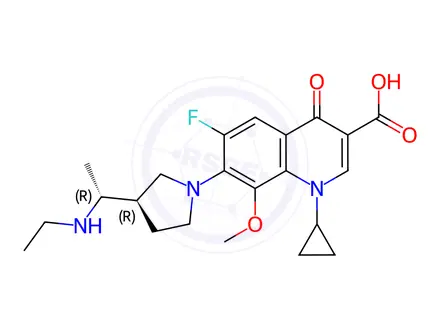 Chemical structure of Lascufloxacin Impurity 81