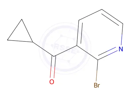 Chemical structure of (2-Bromopyridin-3-yl)(cyclopropyl)methanone