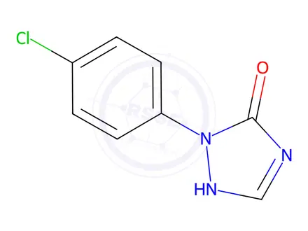 Chemical structure of 1-(4-Chlorophenyl)-1H-1,2,4-triazol-5(4H)-one
