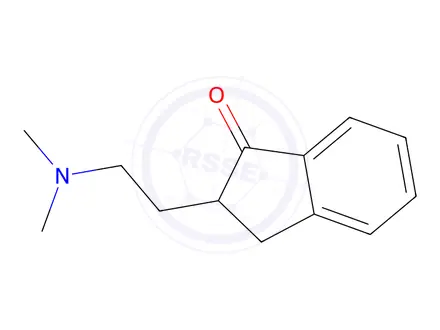 Chemical structure of 2-(2-(Dimethylamino)ethyl)-2,3-dihydro-1H-inden-1-one