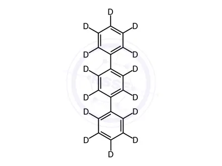 Chemical structure of p-Terphenyl D14