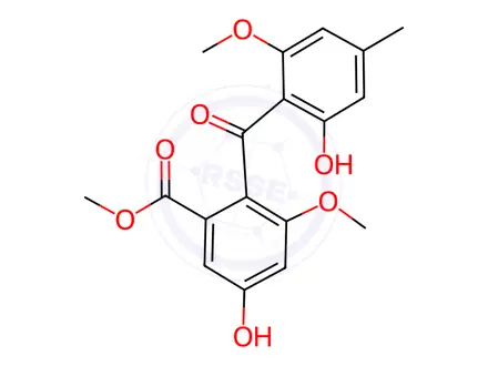 Chemical structure of Monomethylsulochrin