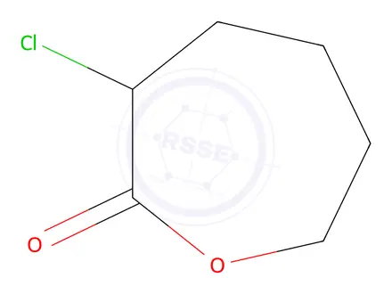 Chemical structure of 3-Chlorooxepan-2-one