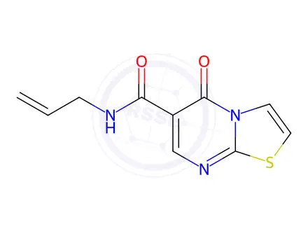 Chemical structure of n-Allyl-5-oxo-5h-thiazolo[3,2-a]pyrimidine-6-carboxamide