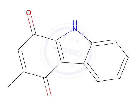 Chemical structure of murrayaquinone A