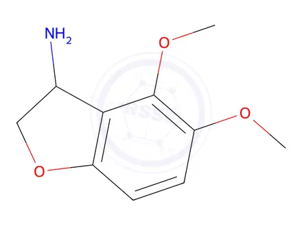 Chemical structure of 4,5-Dimethoxy-2,3-dihydrobenzofuran-3-amine